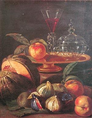 Cristoforo Munari Vases Glass and Fruit oil painting image
